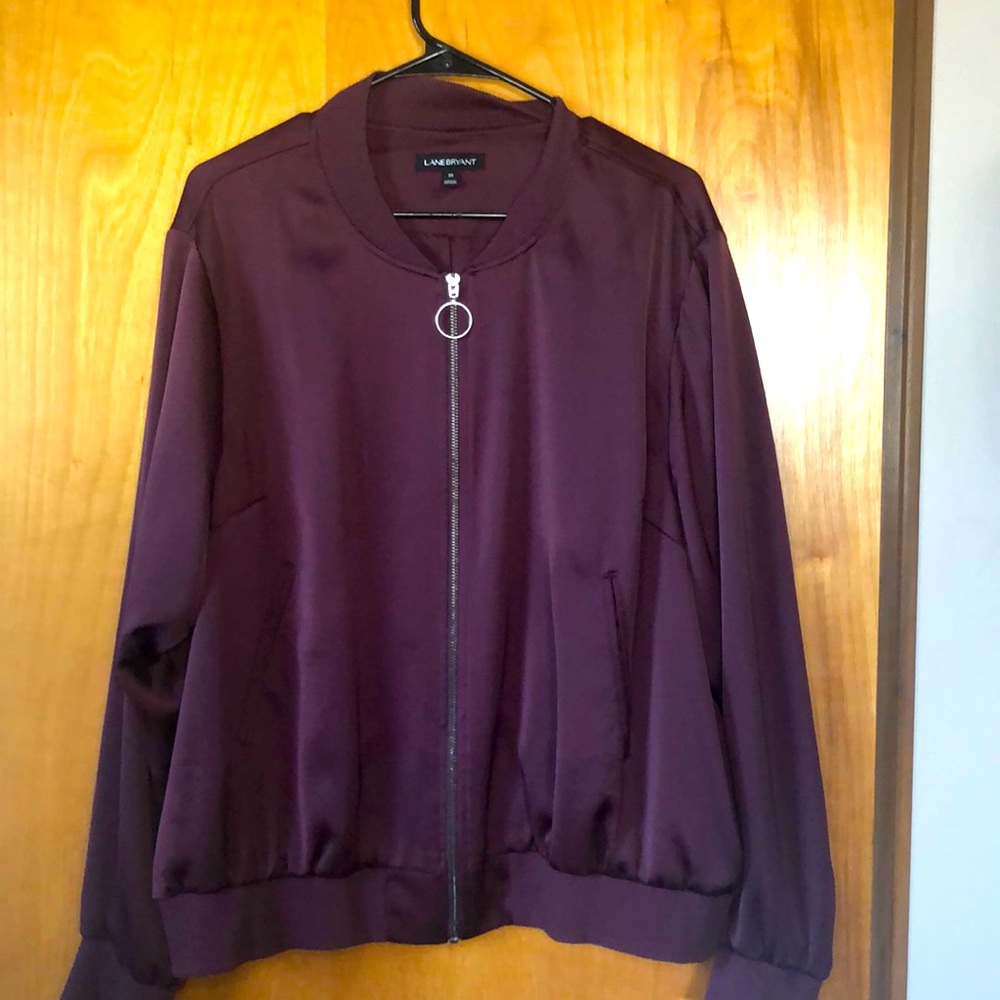 Burgundy light jacket